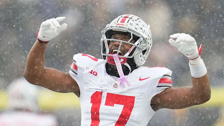 Ohio State wide receiver Carnell Tate