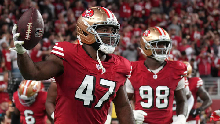 The San Francisco 49ers defense faces the Tennessee Titans in Week 15. The San Francisco 49ers defense faces the Tennessee Titans in Week 15.