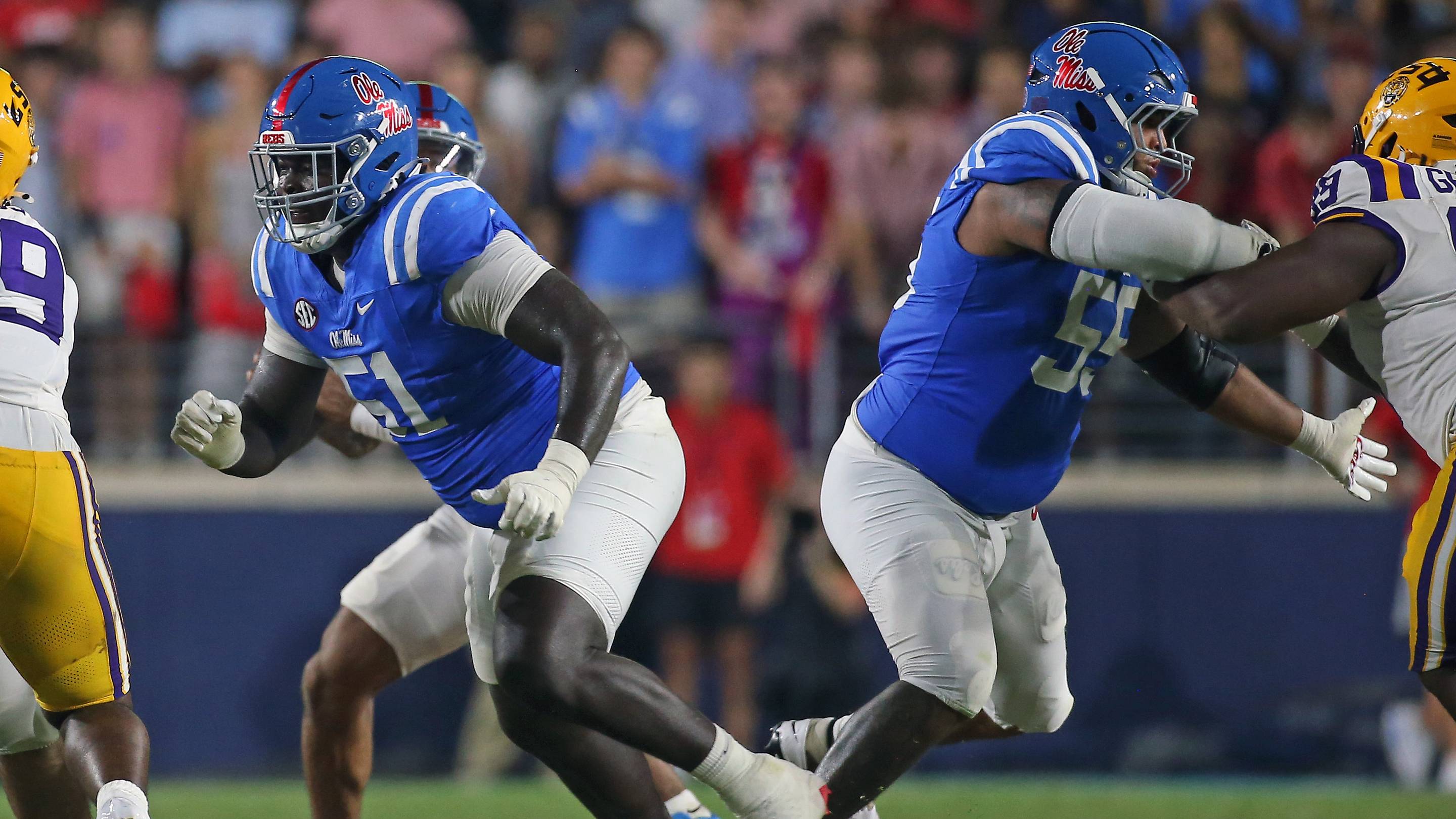Ole Miss Offensive Line Earns National Honor After Week 7 Dominance