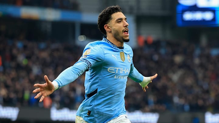 Omar Marmoush scored a hat-trick in Manchester City's last Premier League game. Omar Marmoush scored a hat-trick in Manchester City's last Premier League game.