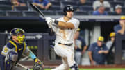 Sep 8, 2023; Bronx, New York, USA;  New York Yankees center fielder Jasson Dominguez (89) at Yankee Stadium. Mandatory Credit: Wendell Cruz-USA TODAY Sports