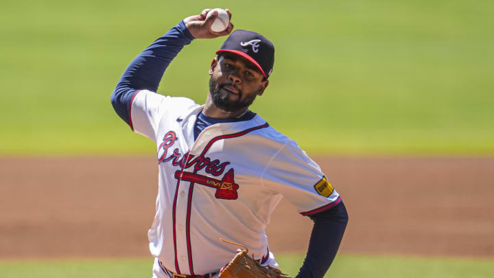 Atlanta Braves starting pitcher Reynaldo Lopez is one of several players who have outperformed historical norms in 2024.