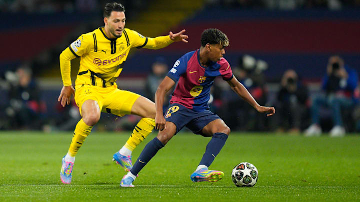 FC Barcelona v Borussia Dortmund - UEFA Champions League 2024/25 Quarter Final First Leg