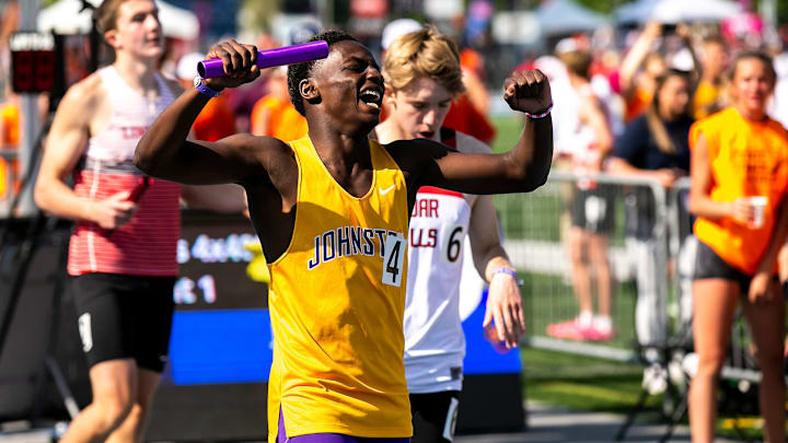 Jashua Anglo of Johnston had a big day at the IATC Indoor Championships in Ames.