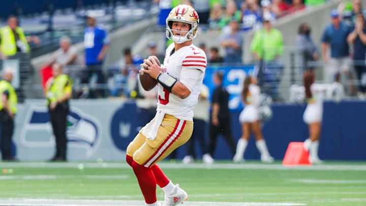 Niners quarterback Brock Purdy will return to the lineup Sunday vs. Jacksonville.