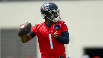 Titans QB Cam Ward will be the first quarterback selected in the majority of 2025 dynasty rookie-only fantasy drafts. 
