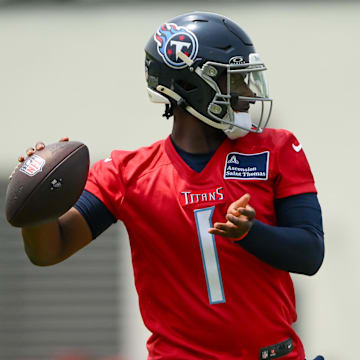 Titans QB Cam Ward will be the first quarterback selected in the majority of 2025 dynasty rookie-only fantasy drafts. 