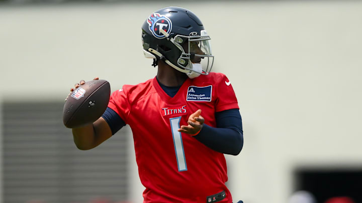Titans QB Cam Ward will be the first quarterback selected in the majority of 2025 dynasty rookie-only fantasy drafts. Titans QB Cam Ward will be the first quarterback selected in the majority of 2025 dynasty rookie-only fantasy drafts.