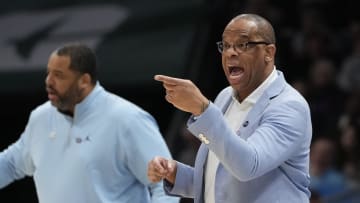 UNC basketball head coach Hubert Davis