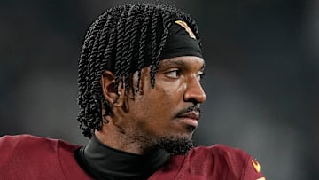 Washington Commanders quarterback Jayden Daniels