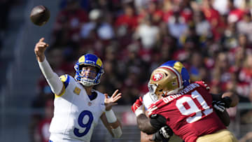 Los Angeles Rams quarterback Matthew Stafford (9)
