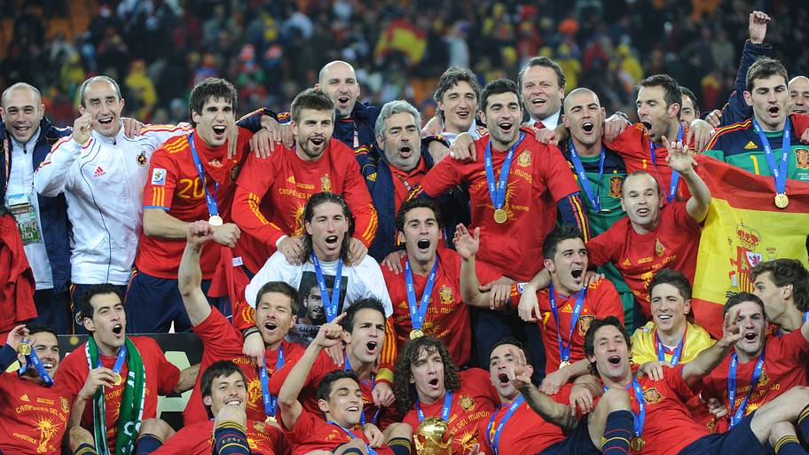 Spain 2010 World Cup champions.