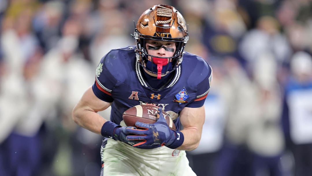 Navy wide receiver Eli Heidenreich