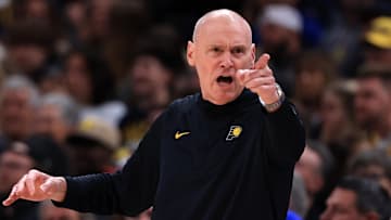 Indiana Pacers head coach Rick Carlisle during a game against the Golden State Warriors.