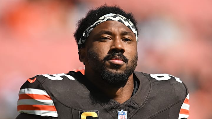 Cleveland Browns defensive end Myles Garrett 