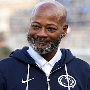 Penn State Nittany Lions interim head coach Terry Smith prior to the game against the Indiana Hoosiers at Beaver Stadium. 