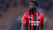 Tiémoué Bakayoko avec l'AC Milan.