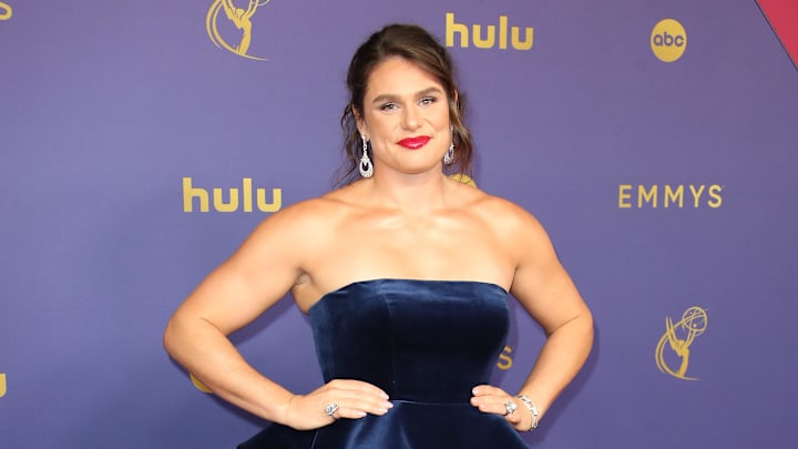 Sep 15, 2024; Los Angeles, CA, USA; Ilona Maher at the 76th Emmy Awards at the Peacock Theater on Sunday, Sept. 15, 2024 in Los Angeles. 