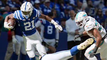 Indianapolis Colts running back DJ Giddens