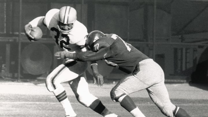 Jim Brown, Sam Huff