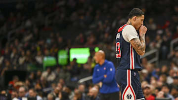 Jan 15, 2024; Washington, District of Columbia, USA; Washington Wizards forward Kyle Kuzma (33)