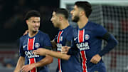 Le PSG avec Zaïre-Emery, Hakimi et Asensio
