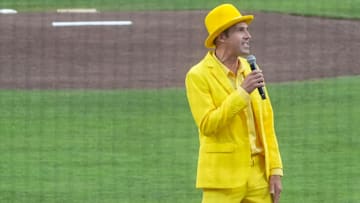 The owner of Savannah Bananas Jesse Cole talks before the game a Louisville Slugger Park this Thursday.
June 26, 2025