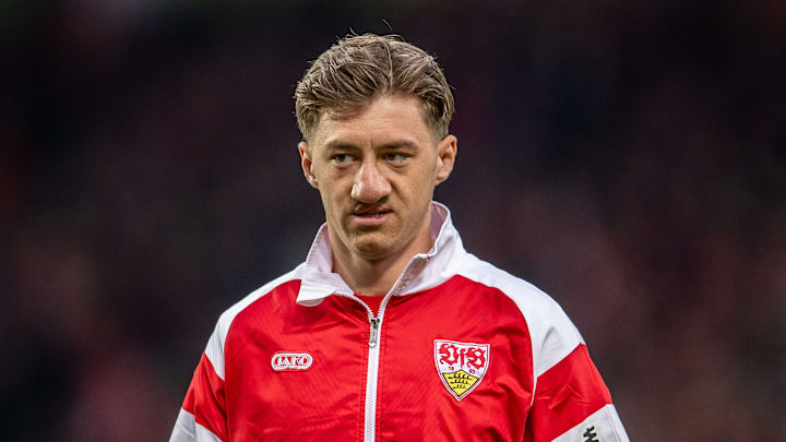 Der VfB bangt um einen Einsatz von Angelo Stiller Der VfB bangt um einen Einsatz von Angelo Stiller