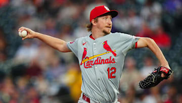St. Louis Cardinals starting pitcher Erick Fedde (12)