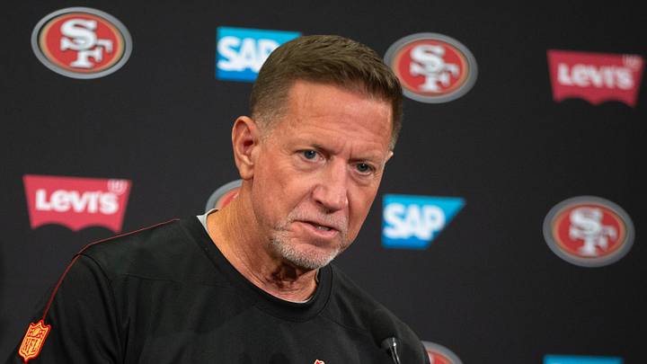 San Francisco 49ers run game coordinator Chris Foerster