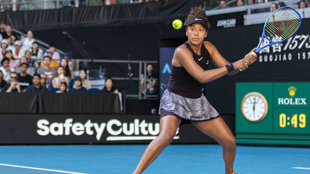 Osaka retired from her third-round match against Belinda Bencic.