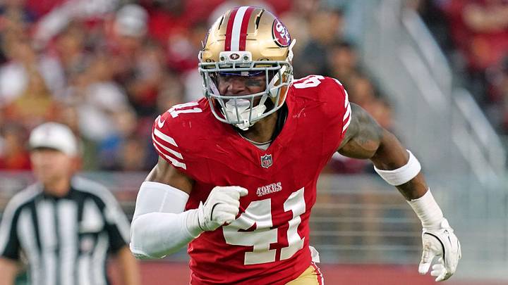 San Francisco 49ers linebacker Jalen Graham (41)