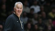 Purdue Boilermakers head coach Matt Painter smiles 