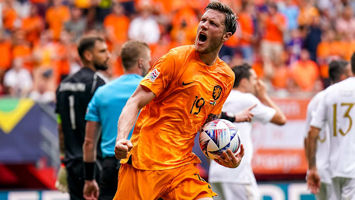 Wout Weghorst'un gol sevinci