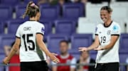 Selina Cerci und Klara Bühl trugen sich beide mit Toren auf dem Spielberichtsbogen gegen Österreich ein