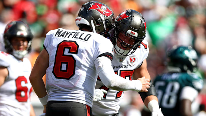 Tampa Bay Buccaneers QB Baker Mayfield sent a crystal clear message to the team after Sunday's 31-25 loss to the Eagles.