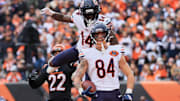 Bears rookie tight end Colston Loveland caught two touchdowns to help Chicago ward off the Bengals on Sunday.
