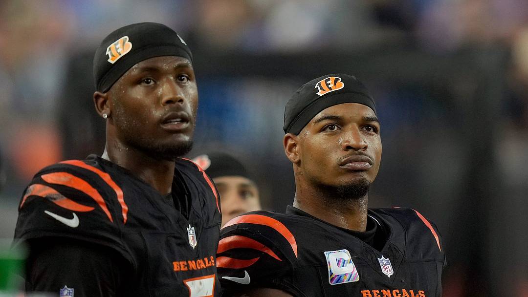 Cincinnati Bengals wide receivers Tee Higgins and Ja'Marr Chase