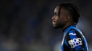 Ademola Lookman of Atalanta BC looks on during the UEFA...