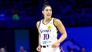 Kelsey Plum and the Sparks are road favorites against the Mystics on Sunday.