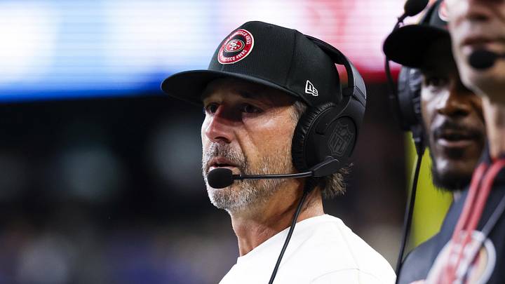 San Francisco 49ers head coach Kyle Shanahan