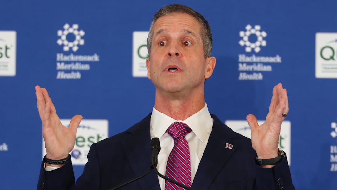 New York Giants - head coach John Harbaugh