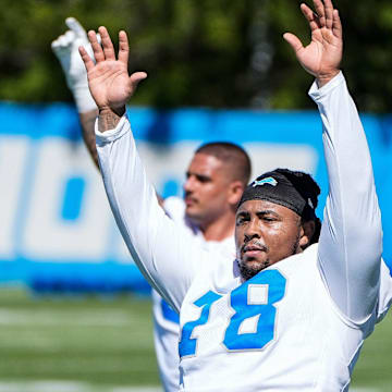 Detroit Lions defensive lineman Tyleik Williams (78).