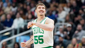 Boston Celtics wing Baylor Scheierman.