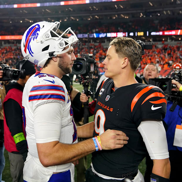 Joe Burrow and Josh Allen