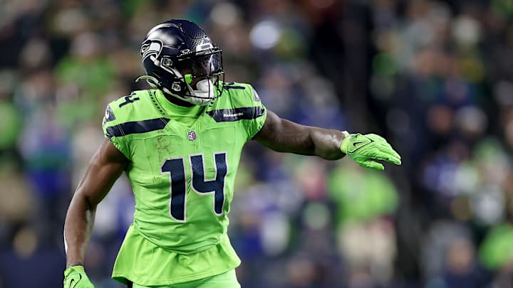 DK Metcalf of the Seattle Seahawks