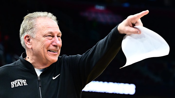 Michigan State Spartans head coach Tom Izzo.