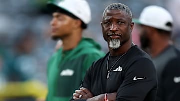 NY Jets head coach Aaron Glenn