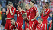 Die Spieler des FC Bayern nach dem verlorenen Endspiel gegen Chelsea