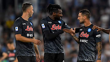 Amir Rrahmani, Andre Zambo Anguissa e Matteo Politano
